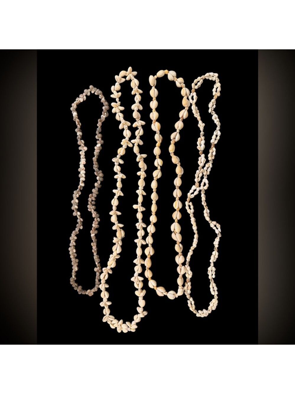 Puka Shells Necklaces Beach Jewelry Good Luck and Protection FOUR Strands